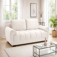 Azzuro Sofa Cream 3 Seater
