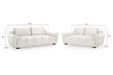 Azzuro Sofa 3+2 Set in Cream