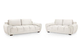 Azzuro Sofa 3+2 Set in Cream