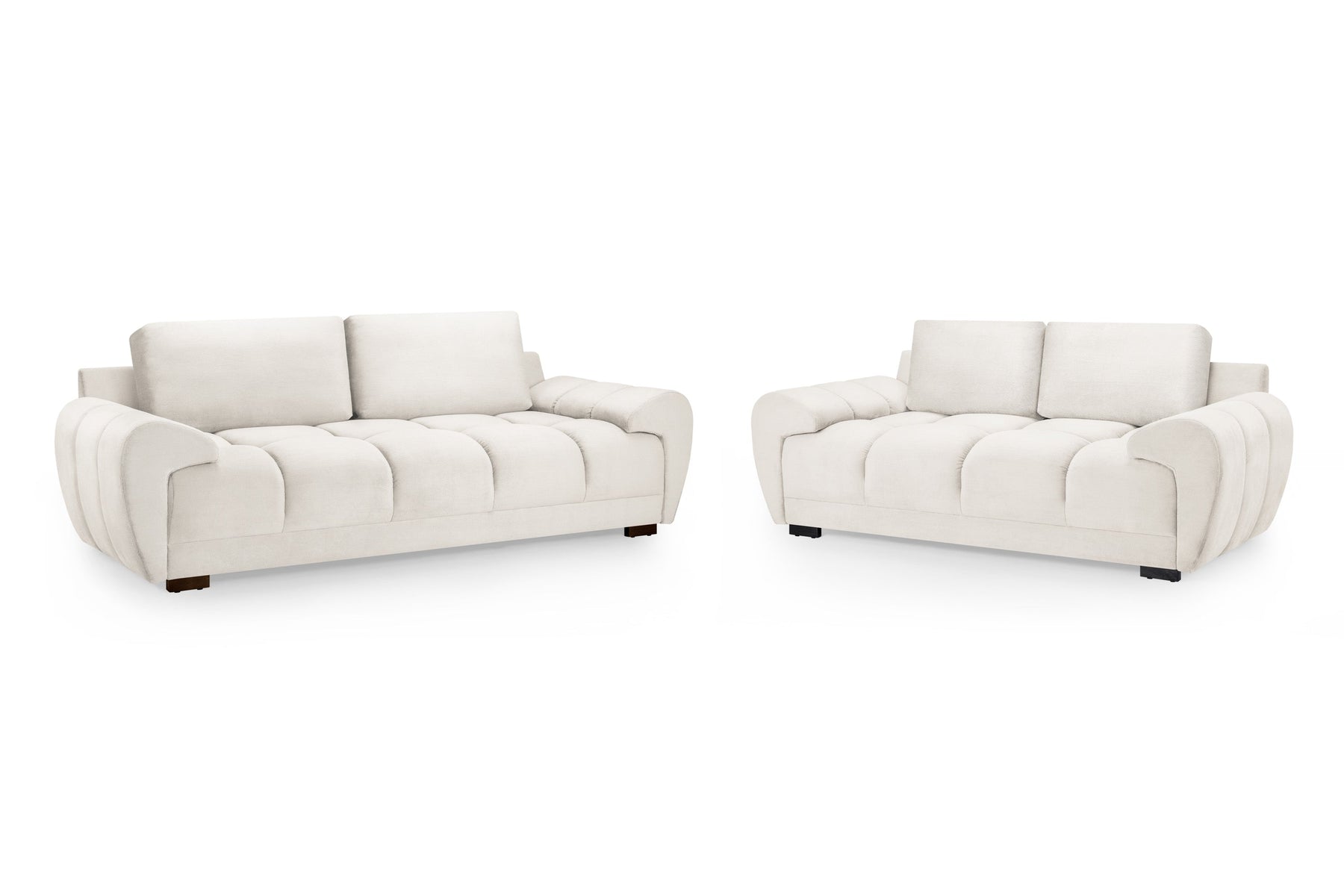 Azzuro Sofa 3+2 Set in Cream