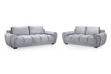 Azzuro Sofa 3+2 Set in Grey