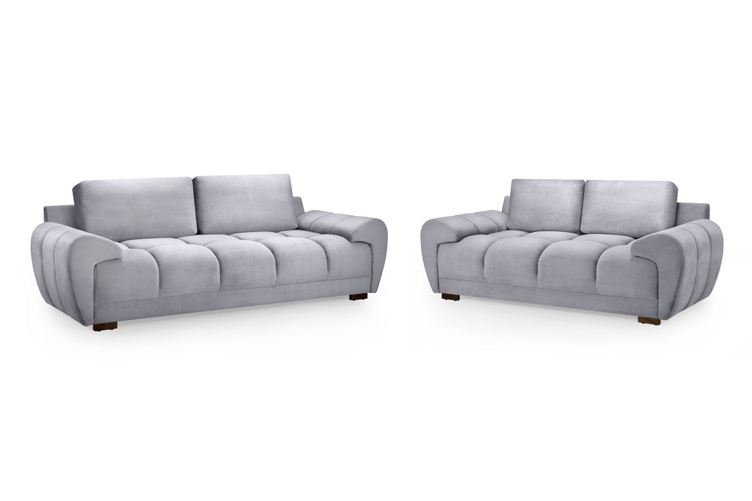 Azzuro Sofa 3+2 Set in Grey