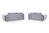 Azzuro Sofa 3+2 Set in Grey