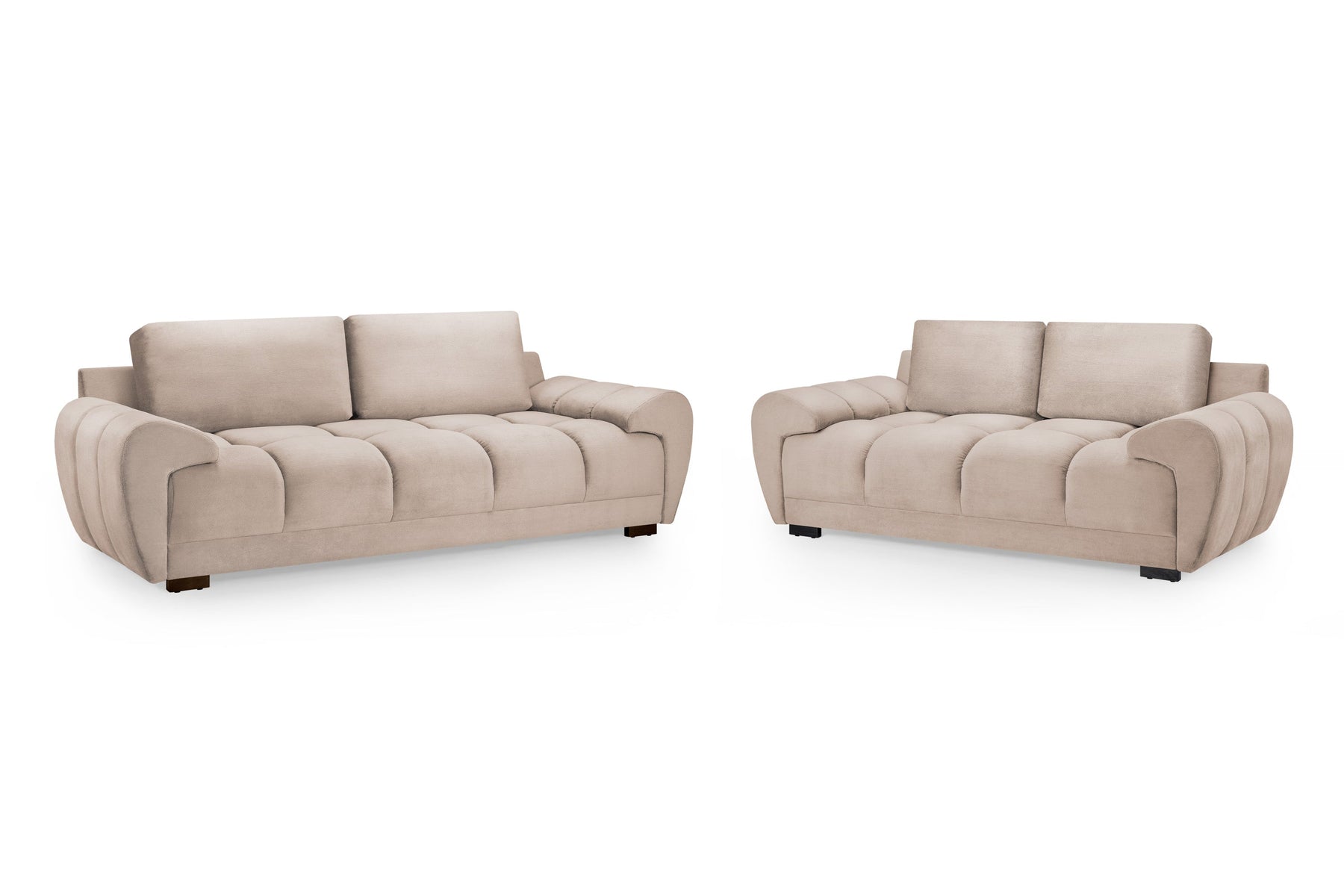 Azzuro Sofa  3+2 Set In Mocha