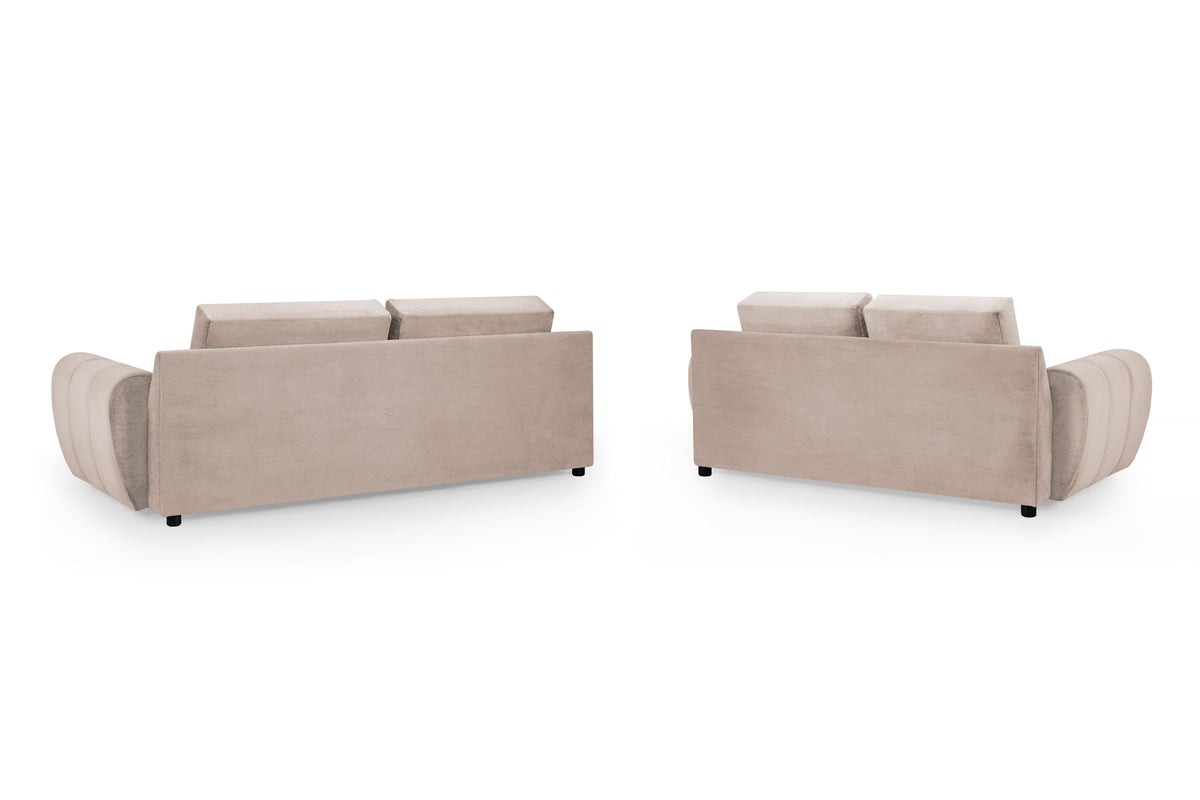 Azzuro Sofa  3+2 Set In Mocha