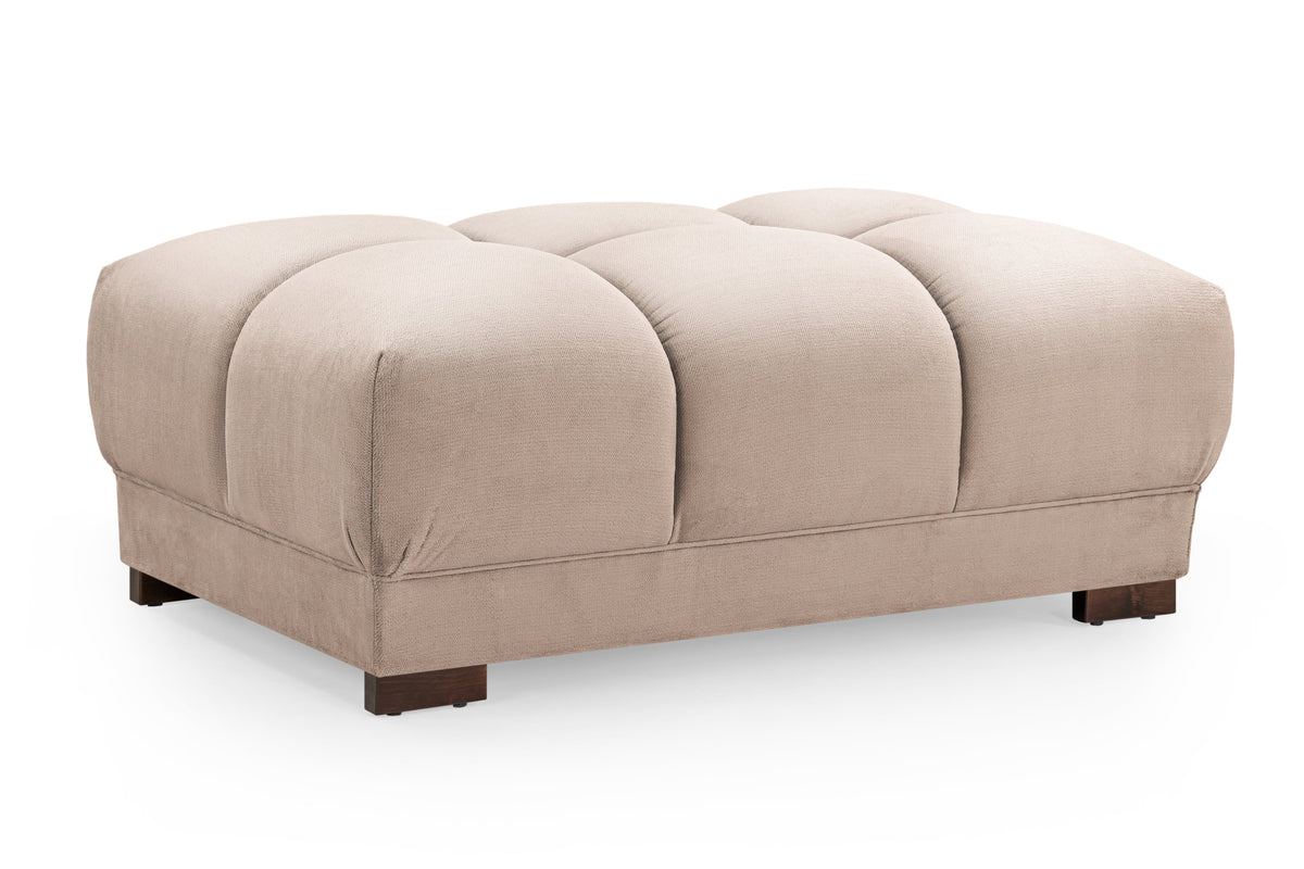 Amersham Mocha Chenille Footstool – view 2
