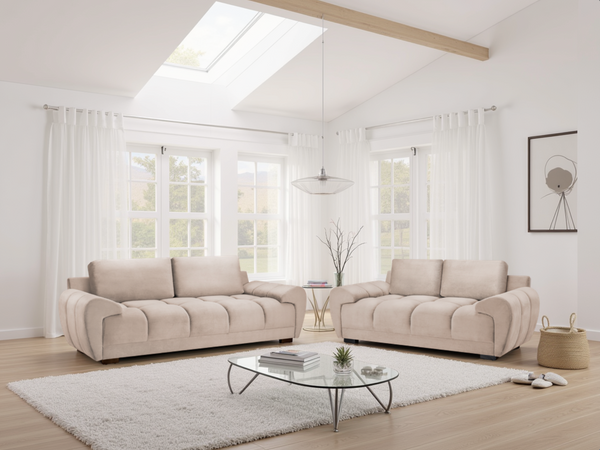 Azzuro Sofa  3+2 Set In Mocha