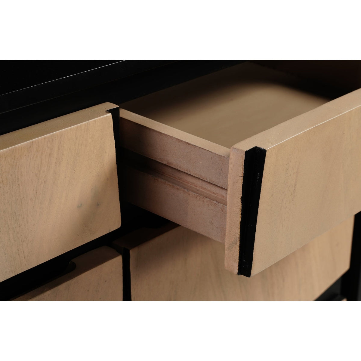 Inklyn Abstract Inlay Mango Wood 2 Door Sideboard