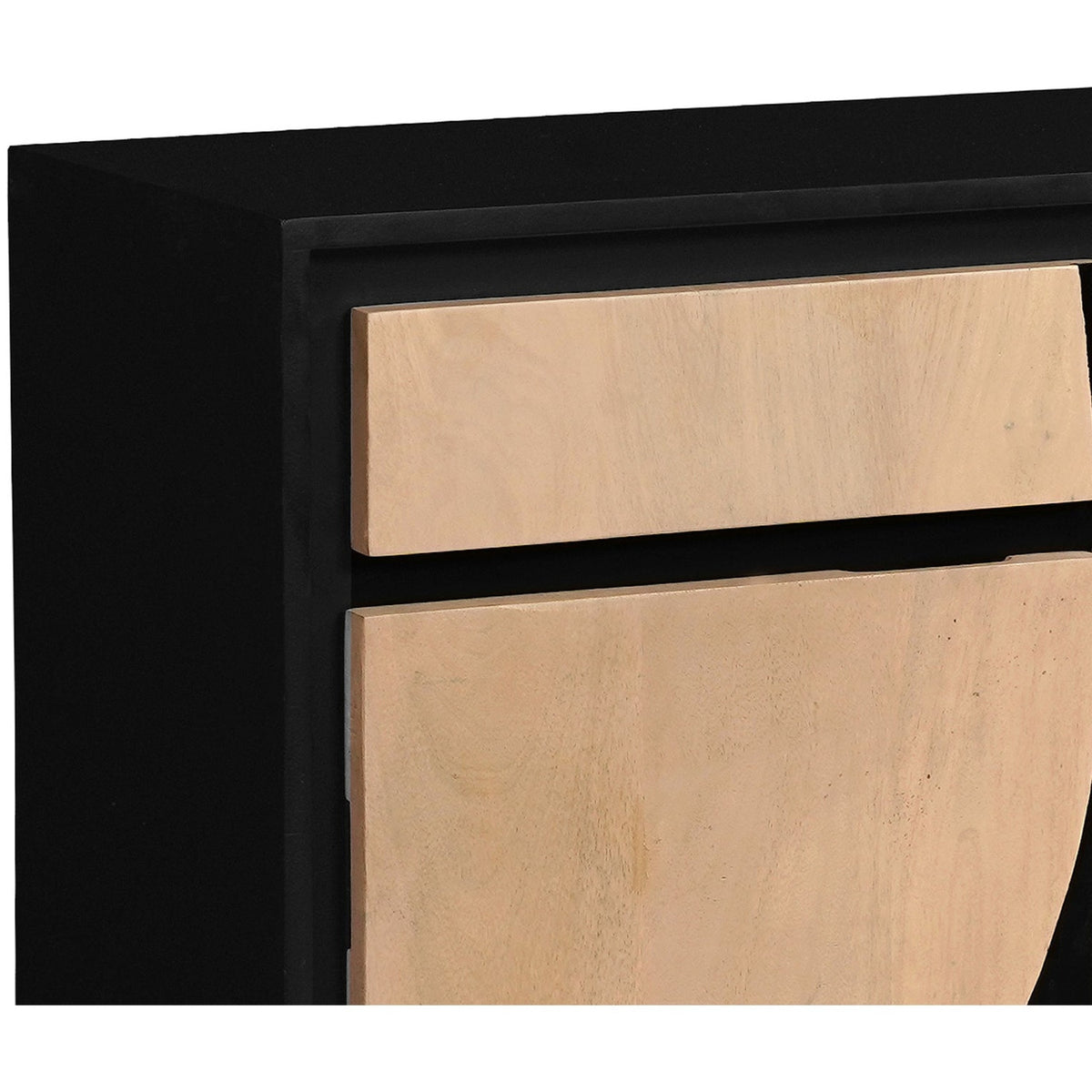 Inklyn Abstract Inlay Mango Wood 2 Door Sideboard