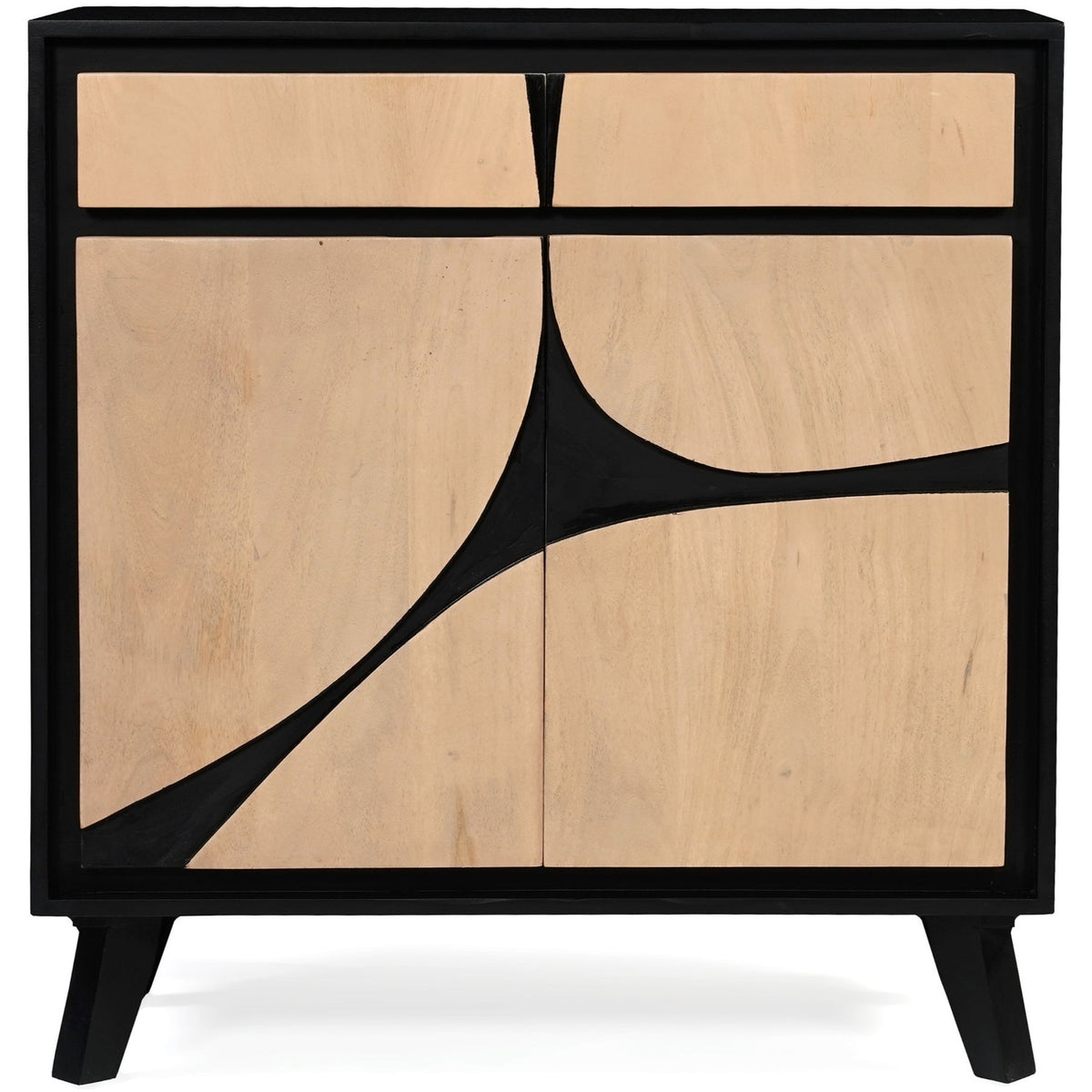 Inklyn Abstract Inlay Mango Wood 2 Door Sideboard - image 4