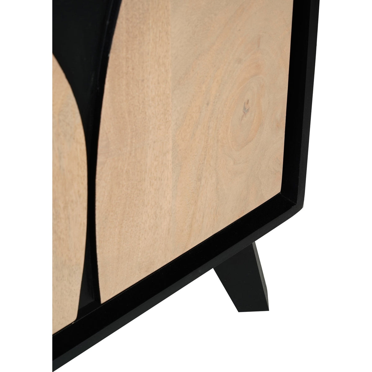 Inklyn Abstract Inlay Tall Bookcase with Cupboard - image 8