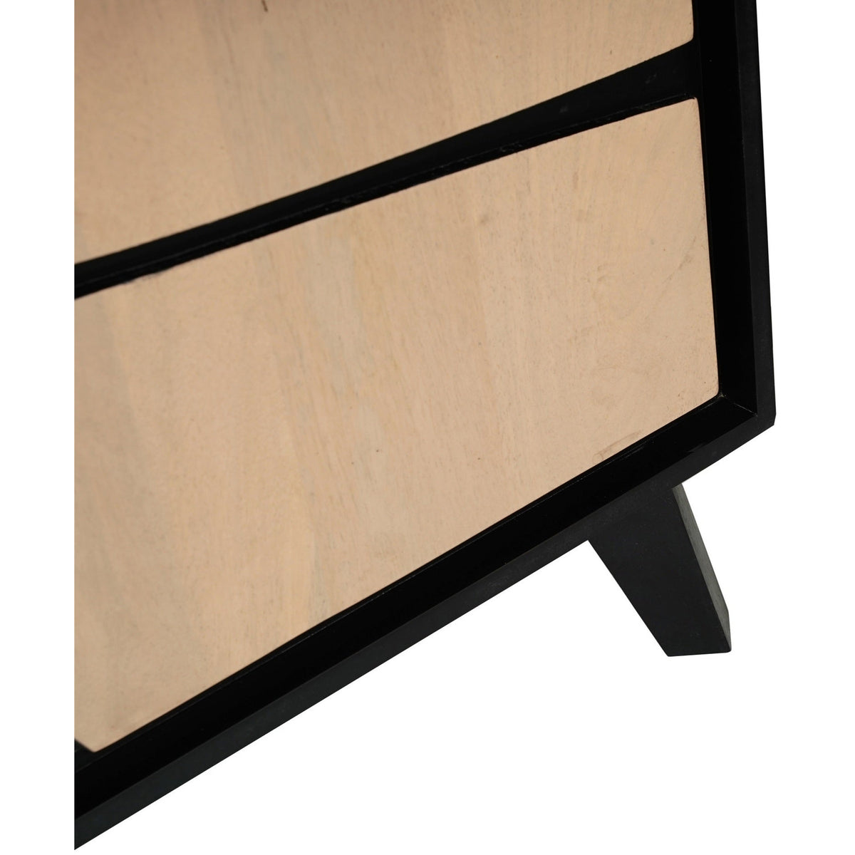 Inklyn Large Abstract Inlay Low 4 Door TV Cabinet