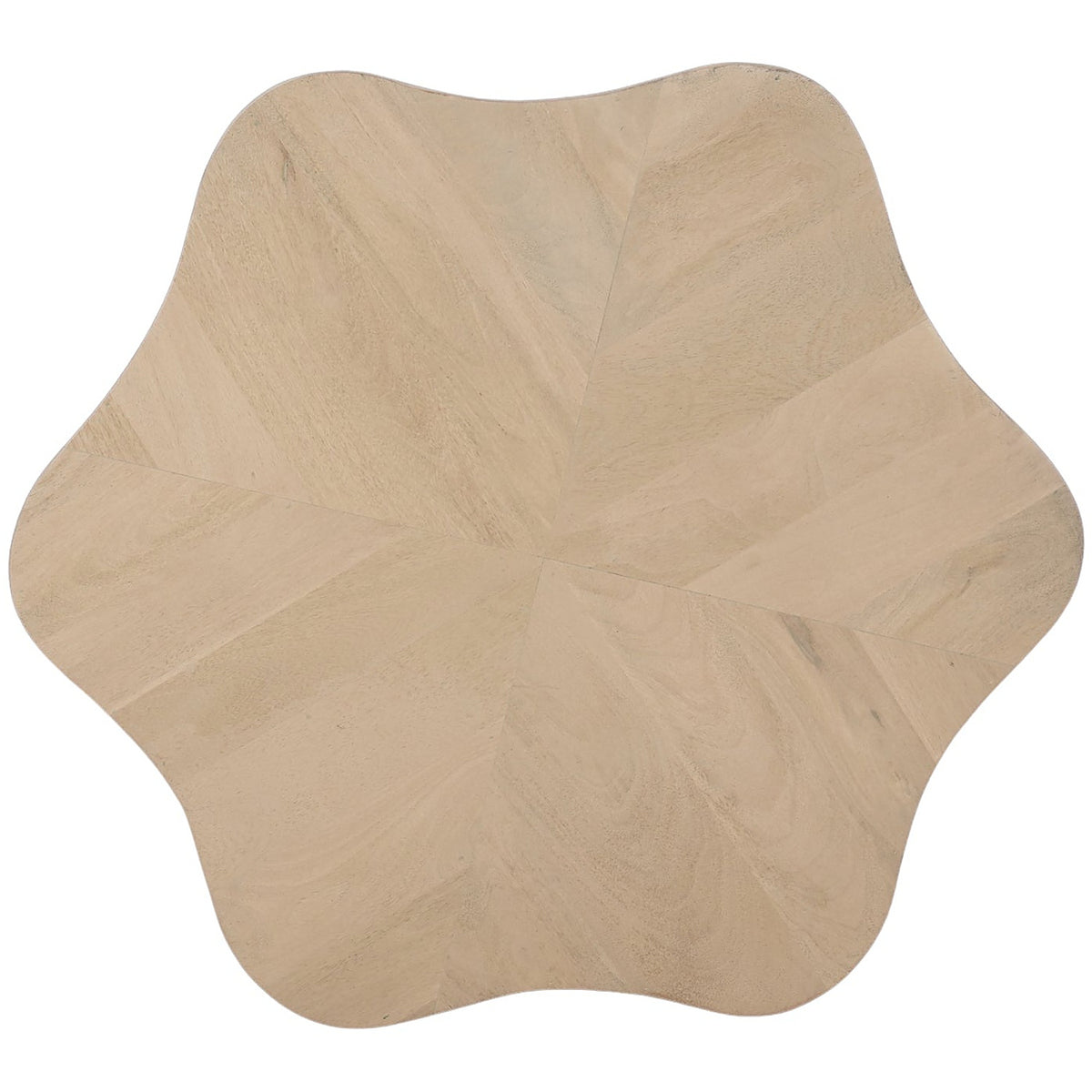 Inklyn Star Shaped Mango Wood Coffee Table with Drawer