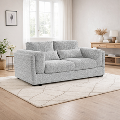 Bari Grey 3 Seater Sofa