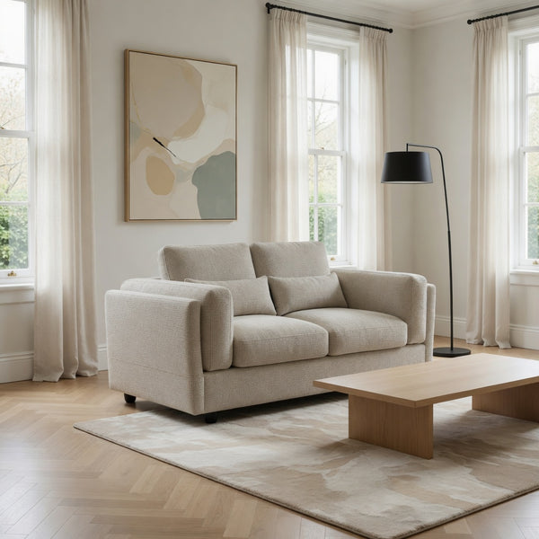 Bari 2 Seater Sofa In Beige