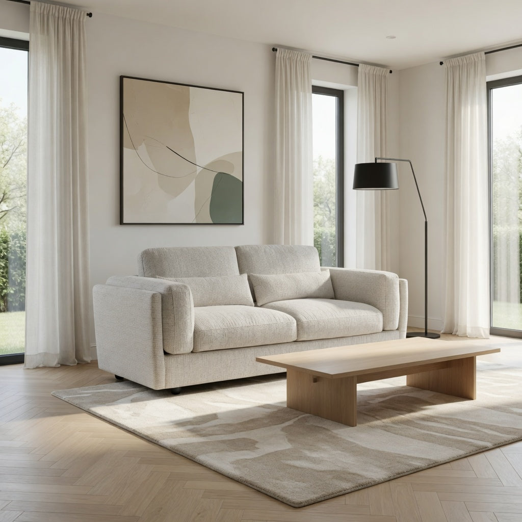 Bari 3+1+1  Sofa Set In Beige