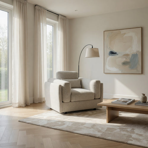 Bari Sofa Beige Armchair