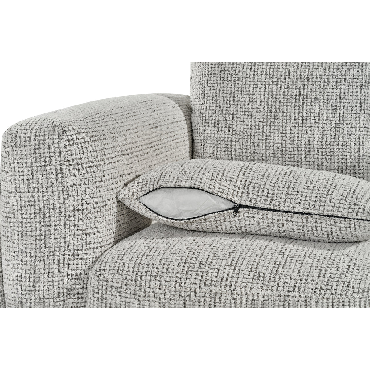 Bari 3+1+1 Sofa Set In Grey