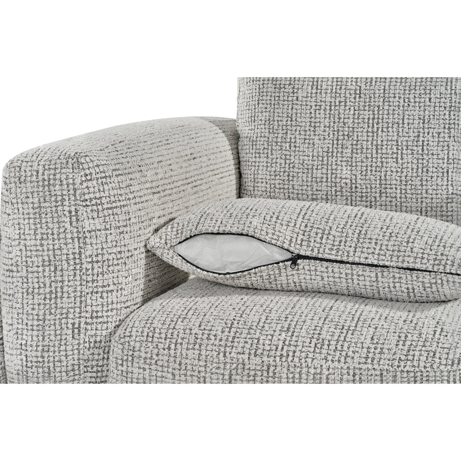 Bari 3+1+1 Sofa Set In Grey