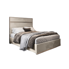 Bentley Upholstered Soft Velvet Metal Bed Frame