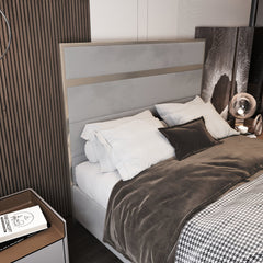 Bentley Upholstered Soft Velvet Metal Bed Frame