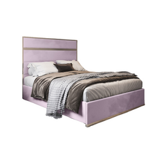 Bentley Upholstered Soft Velvet Metal Bed Frame