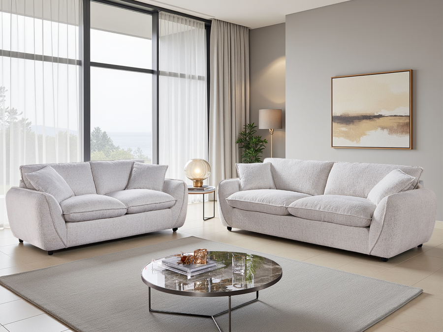 Hampton Beige 3+2 Seater Sofa Set