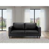 Box Sofa 3 Seater in  Black