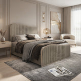 Darlington Upholstered Soft Velvet Metal Designer Bed Frame