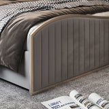 Darlington Upholstered Soft Velvet Metal Designer Bed Frame