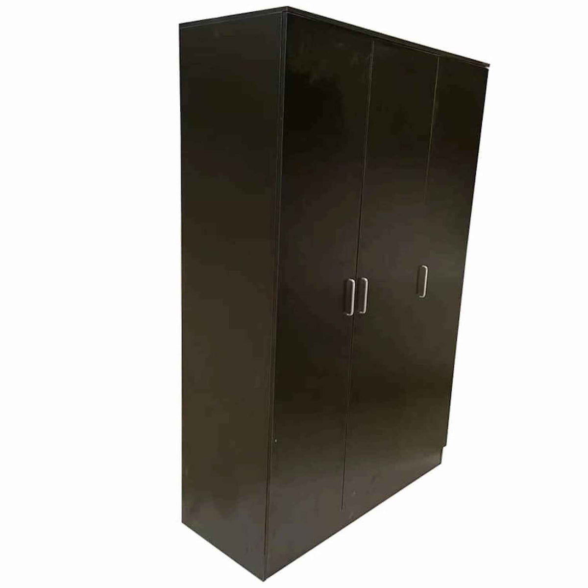 Chelsea Black 3 Door Wardrobe 120cm