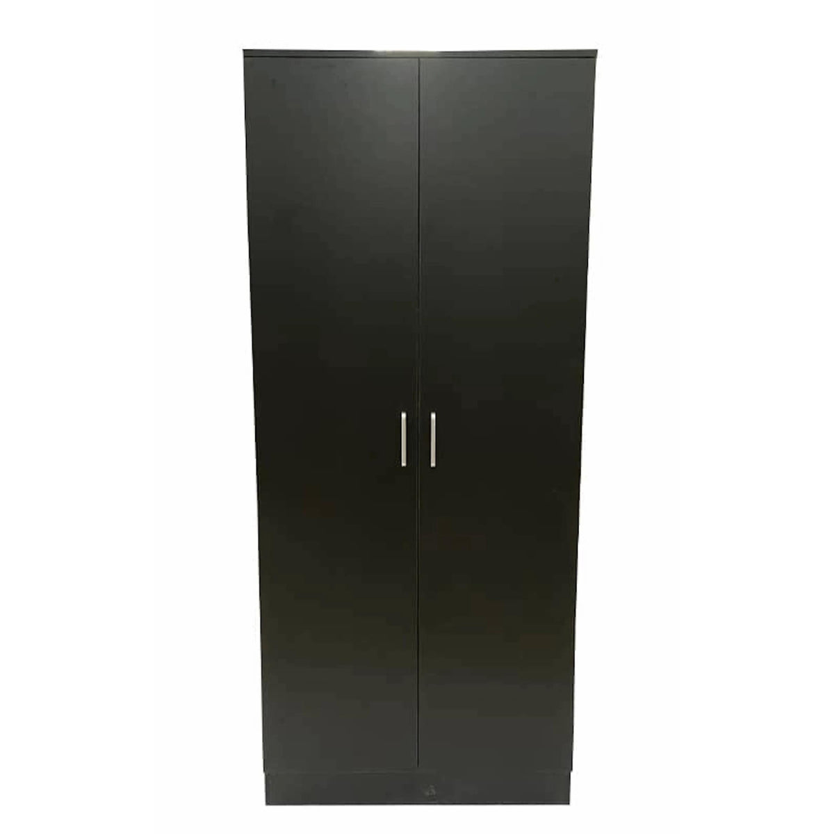 Chelsea Black 2 Door Wardrobe 80cm - image 3