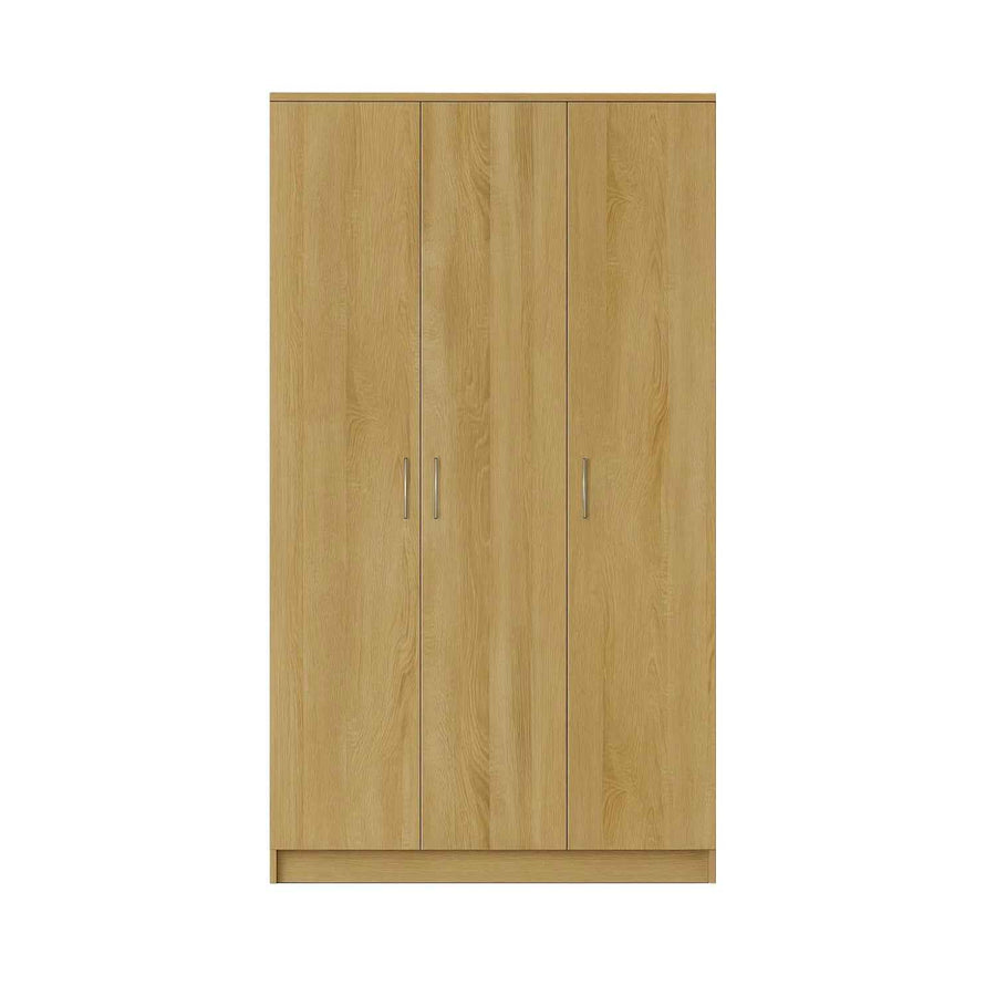 Chelsea Oak 3 Door Wardrobe 120cm