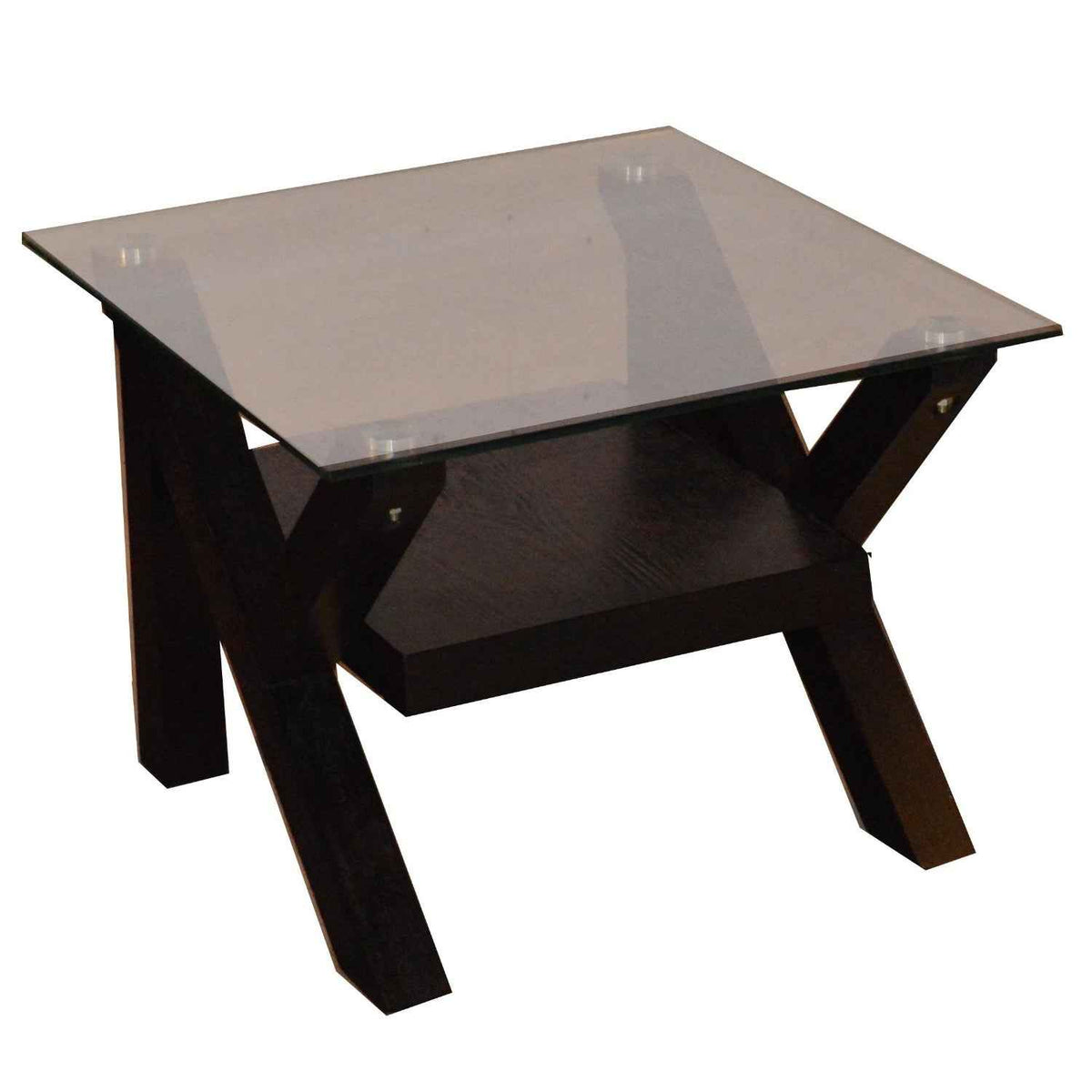 Charnwood Side Table in Oak and Black