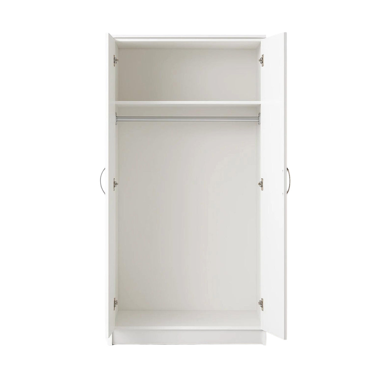 Chelsea White 2 Door Wardrobe 80cm - image 4