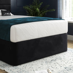 Dime Upholserted Floorstanding Headboard With Divan Designer Bed Frame