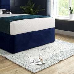 Caprio Upholserted Floorstanding Headboard With Divan Bed Frame