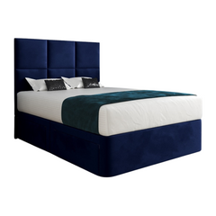 Caprio Upholserted Floorstanding Headboard With Divan Bed Frame