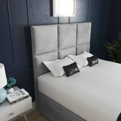 Caprio Upholserted Floorstanding Headboard With Divan Bed Frame