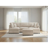 Carnaby Sofa Boucle U Shape Corner in Beige