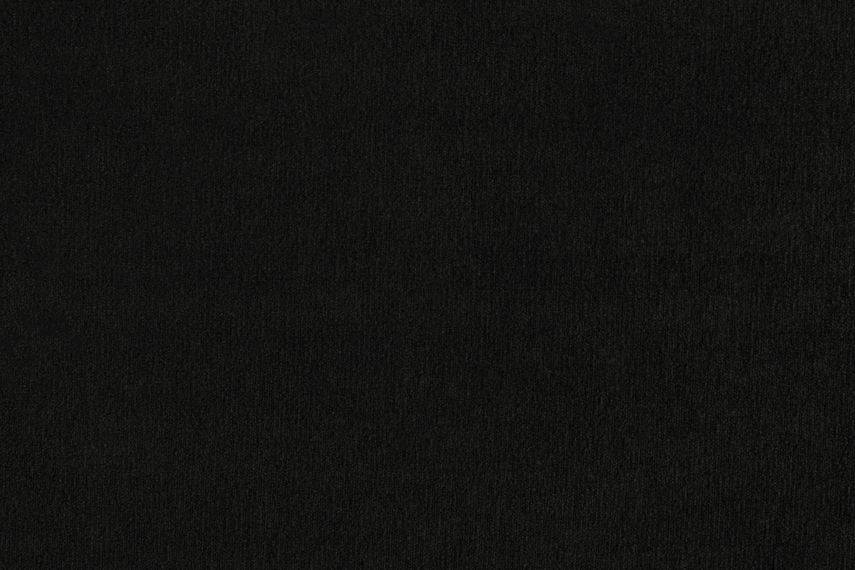 Carnaby Sofa Plush U Shape Corner in  Black