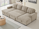 Como Sofabed U Shape Corner In Beige