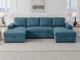 Como Sofabed U Shape Corner In Blue
