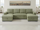 Como Sofabed U Shape Corner In Green