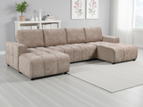 Shanghai LuxuryU Shape Corner Sofabed In  Beige