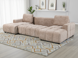 Shanghai LuxuryU Shape Corner Sofabed In  Beige