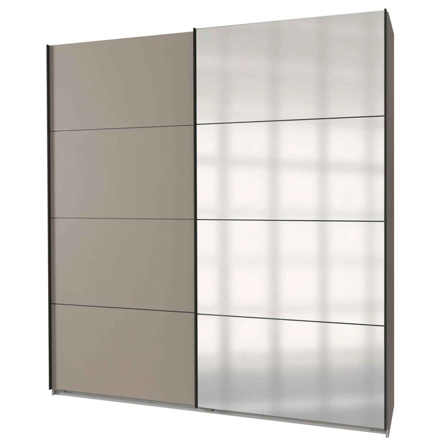 Arundel Sahara Grey 180cm Sliding Door Wardrobe with Mirror