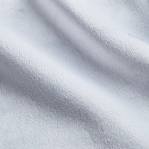 French Velvet White fabric