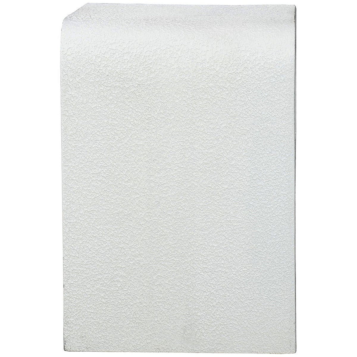 Orbica White A-Shape Textured Finish Side Table with Shelf - image 6