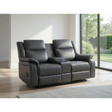 Galaxy Tech Electric Recliner 2 Seater Leather